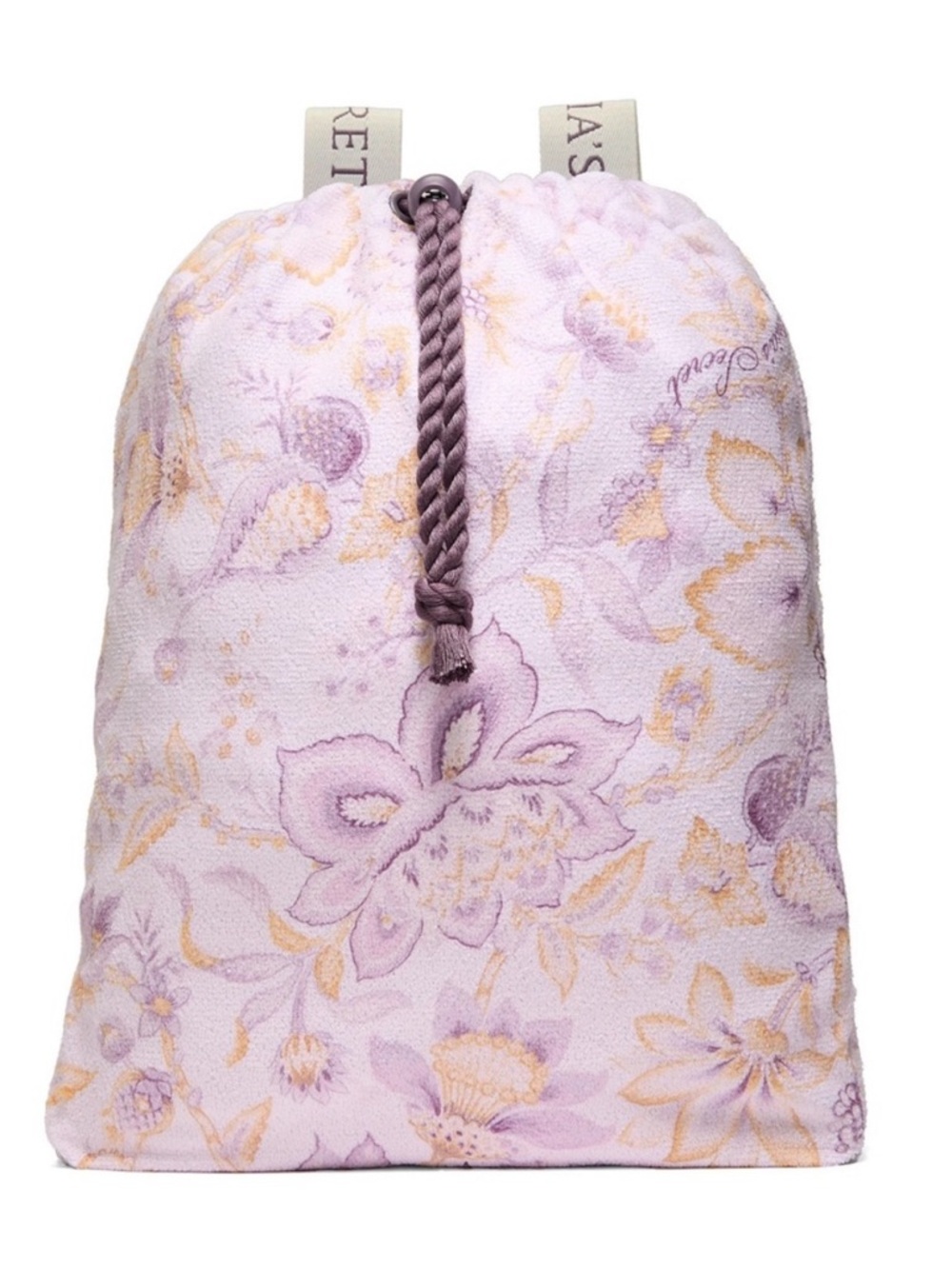Victoria's Secret Packable Floral Beach Towel 2-1 Backpack